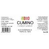 Olio essenziale puro Cumino etichetta