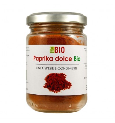 Paprika Dolce polvere barattolo vetro