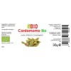 Cardamomo verde frutti barattolo vetro etichetta