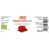 Paprika Dolce polvere barattolo vetro etichetta